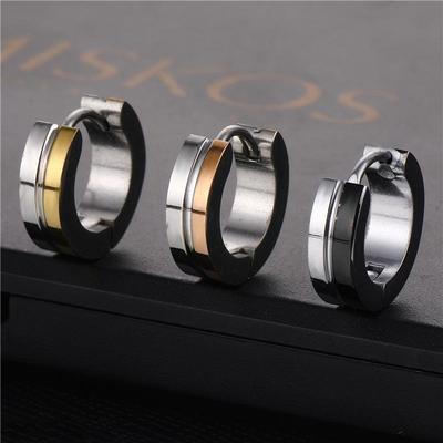 Joyería Punk Unisex Coreana de Acero Inoxidable para Cartílago