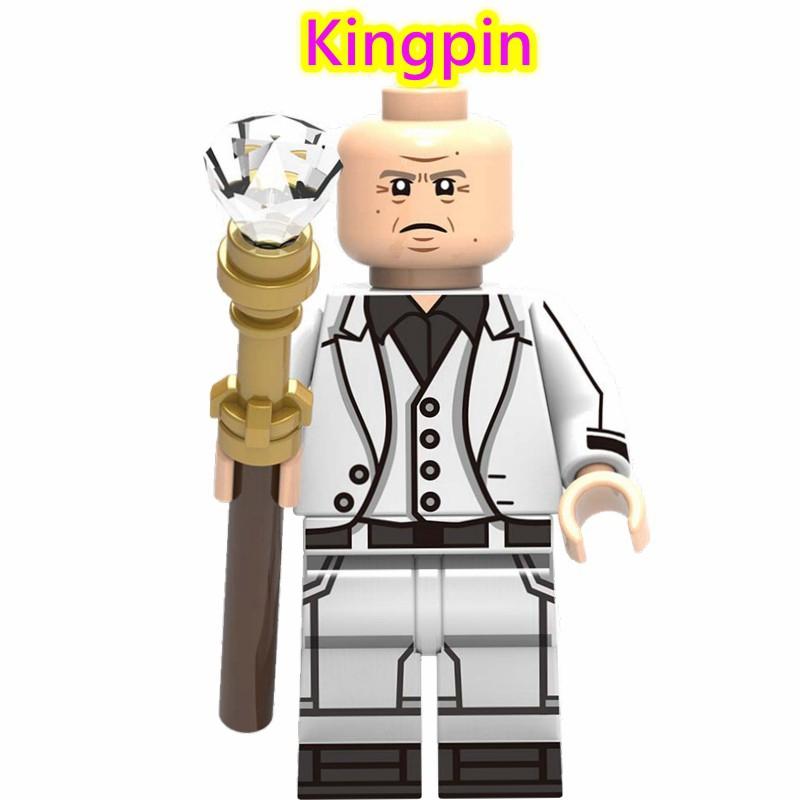 Kompatibel mit Minifiguren Marvel Daredevil Kingpin Iron Fist Bausteine Spielzeug für Kinder