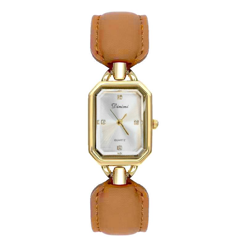 Commuter Belt Retro Design Sense Watch Women'S Square Bracelet Xiaoxiangfeng Niche Quartz Watch Xiaohongshu