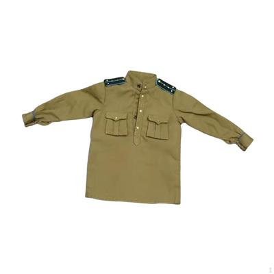 1/6 Scale Figure Doll Clothes,Action Figures Clothing,Shirt Mini Sturdy Long Sleeve Handmade