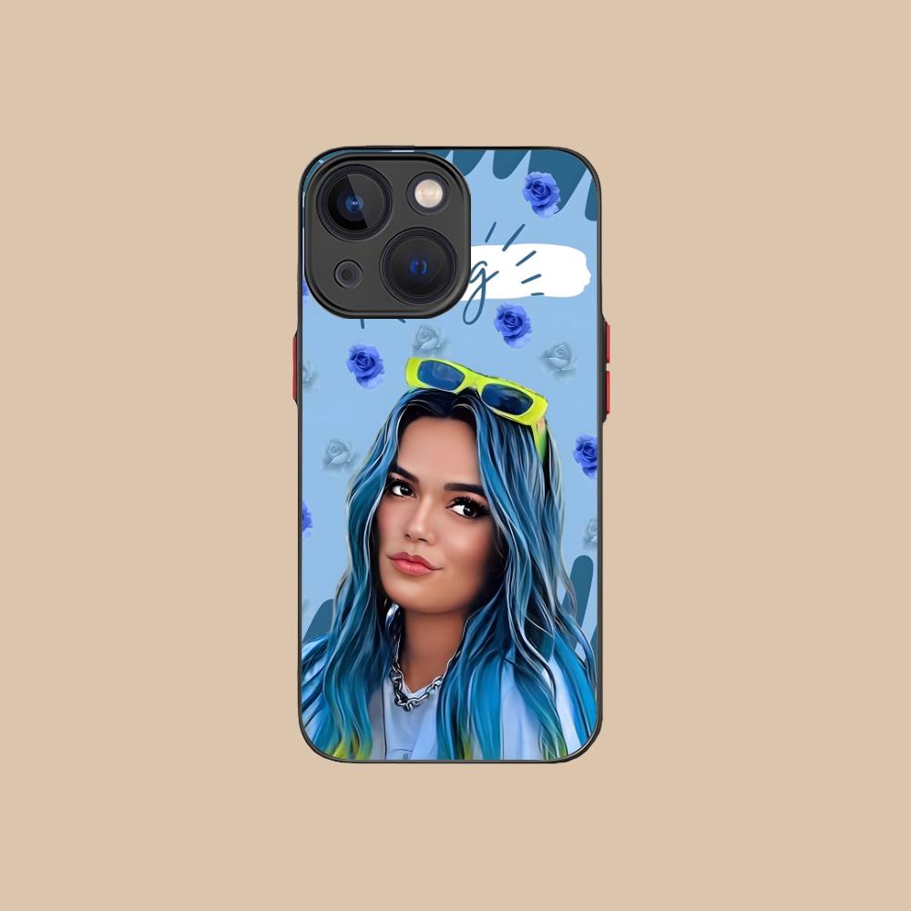 Karol G Latino Mobile Cell Phone Case for iPhone 17 16 15 14 13 12 11 X XR XS 8 7 Air Pro Max Plus Mini Colorful Silicone Cover