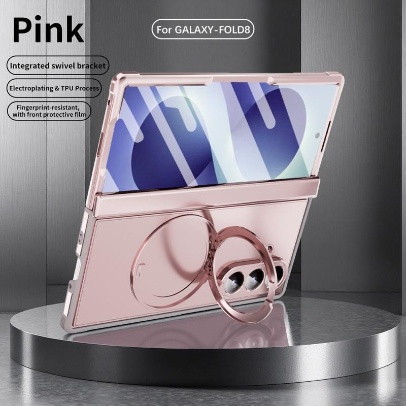 Magnetischer Aufsteck-TPU-Hülle Galaxy Z Fold 8 Ultra Vollabdeckung Stoßfest Galvanisierte Schutzhülle