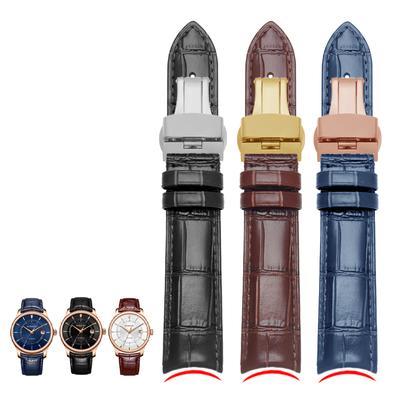 Für Jaeger-LeCoultre Zubehör Herren Ersatz Mondphase Master Clown Serie Beichen Bogen Schnittstelle Echtes Leder Armband