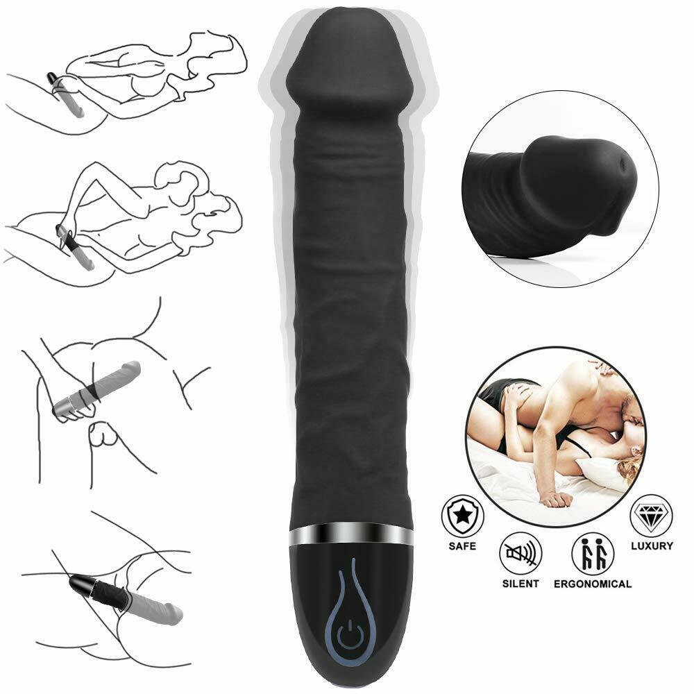 Big G Spot Dildo Vibrator Massager Sex Toys For Women Couple Multispeed Discreet