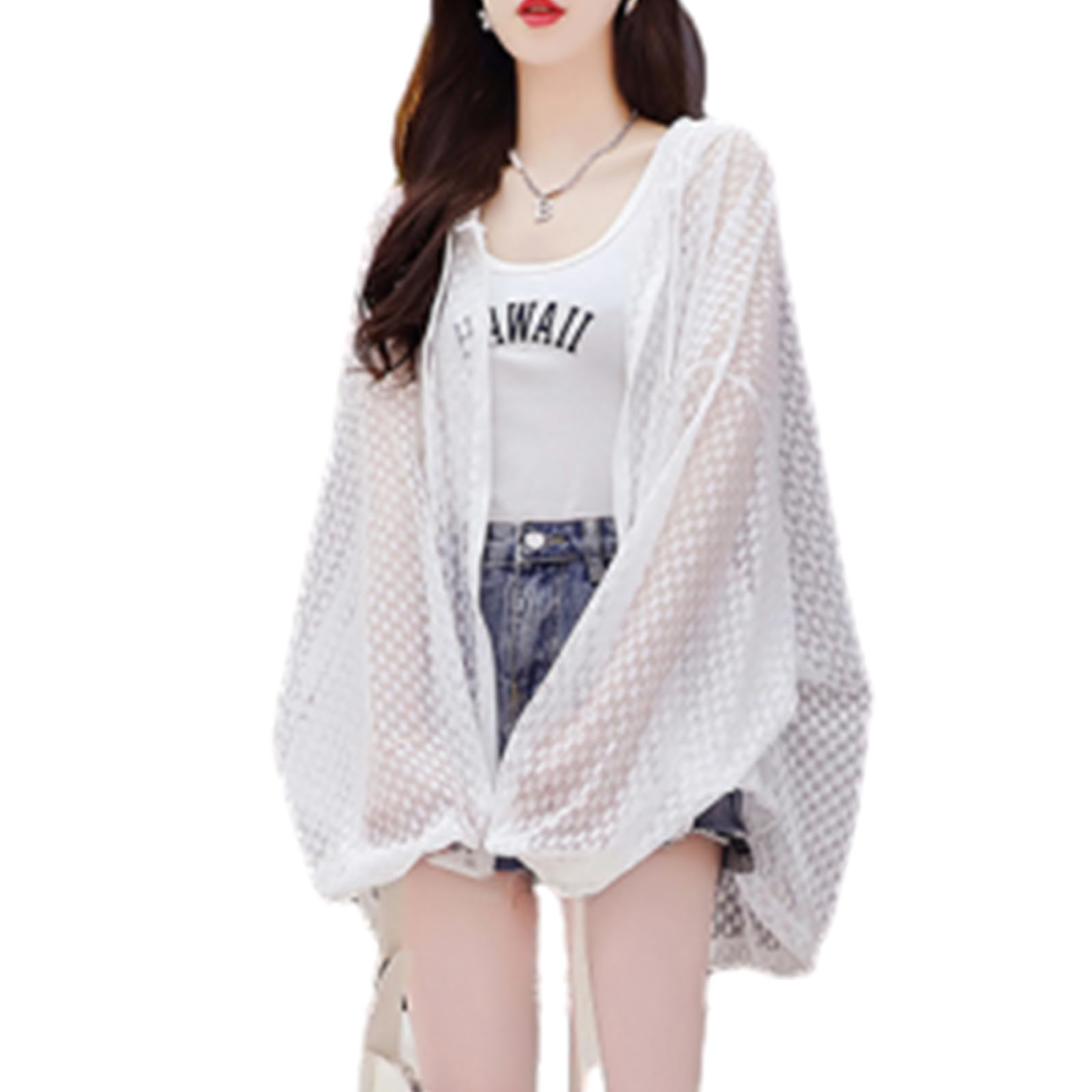 

УФ Ажурный Раш Кондиционирование Солнце Длинный Осень [JLBOCMGT] Женский Кардиган, Толстовка, Прозрачный, Защита, Дизайн, Защита, Защита, Защита, белый