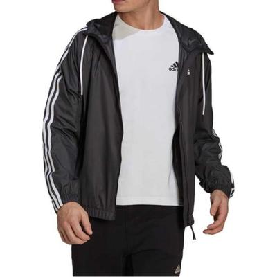 3 Stripes Jackets Men's Black Hooded Moderate Other H65776