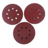 10Pcs 5 Inch 8-Hole Alumina Sanding Pad Sanding Sheet Polishing Sand Paper Sanding Discs Abrasive Polishing Tool For Metal Wood