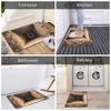 3D Illusion Mysterious Trap Doormat Anti-Slip Kitchen Bath Mat Garden Garage Floor Door Entrance Carpet Rug