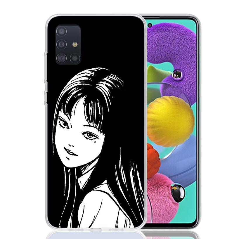 Japanese Horror Comic Anime Phone Case For Samsung Galaxy A52 A32 A22 A12 A02S A50S A30S A51 A31 AA71 Note 20 Ultra 10 S10 Plus