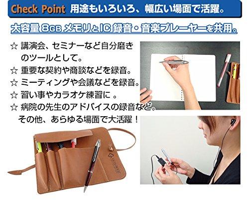 Pen-shaped IC Recorder PenVoice S IC-P02 (Silver)