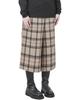 KATHARSIS Belted Bermuda Pants Beige Check One Size