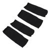 4pcs Cut Resistant Sleeves Protective Arm Bite Proof Guards Sleeves Protectors for Safety Black