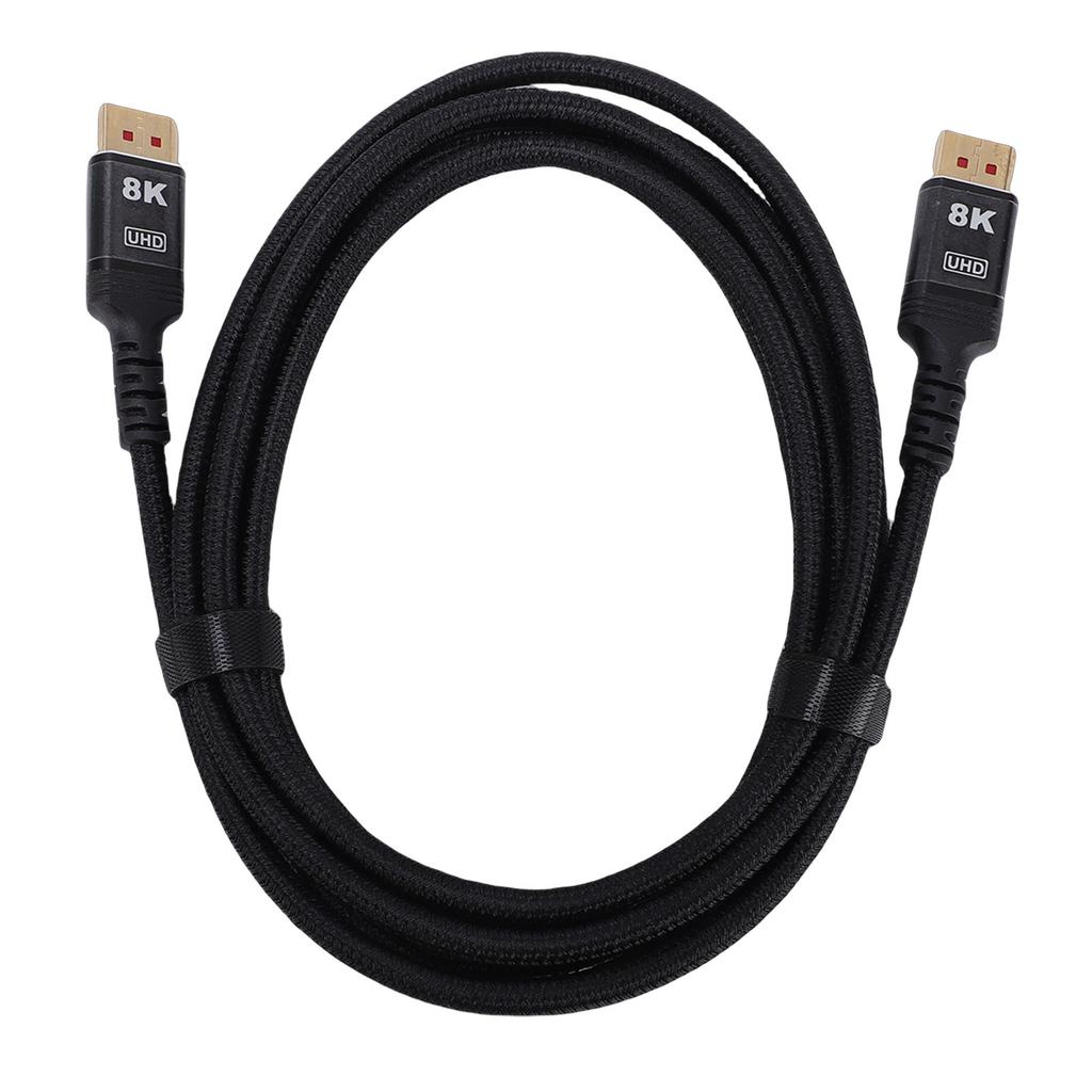 8K@60Hz Display Port To Display Port Cable 3metres Video Cable for Gaming Streaming Monitor PC Graphics Card Display