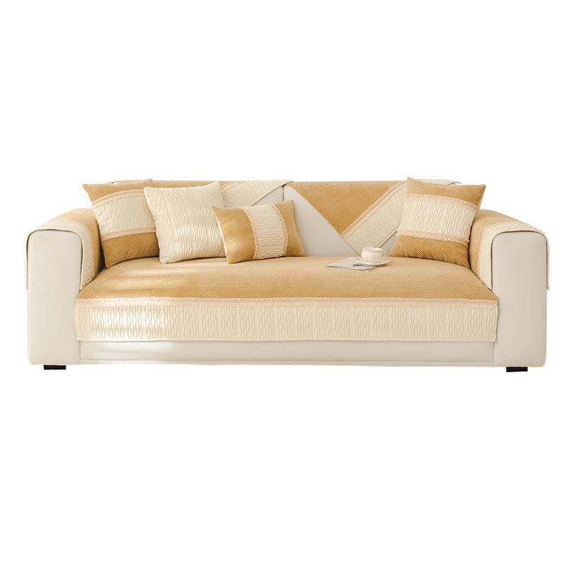 Winter Plush Sofa Cushion New High-end Bay Window Cushion, Light Luxury High-end Sofa Cover Cushion