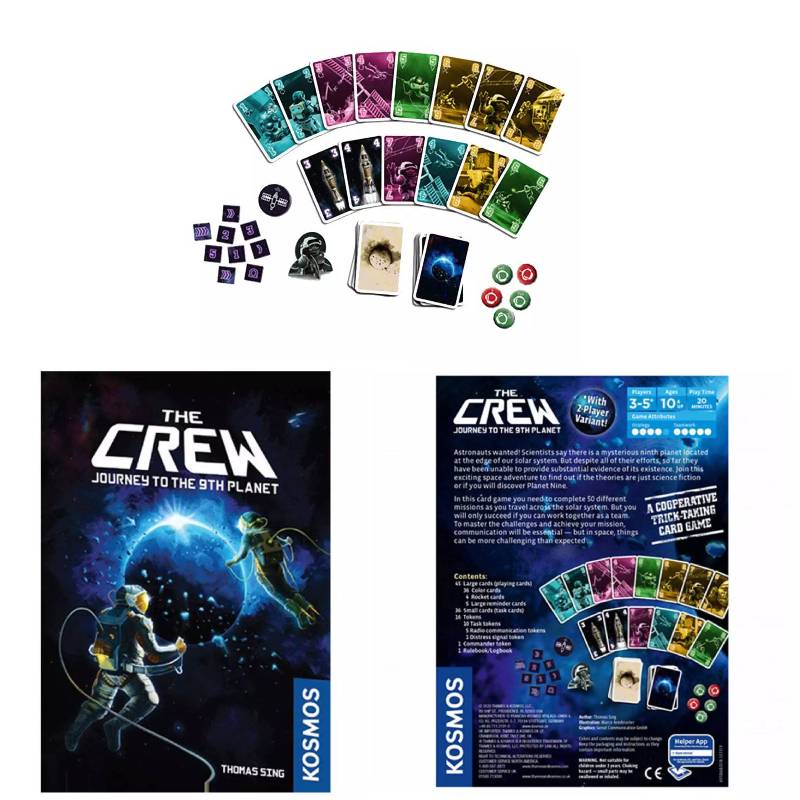 The Crew The Quest For Planet Nine Card Board Game Kosmos New Sealed Party Toy