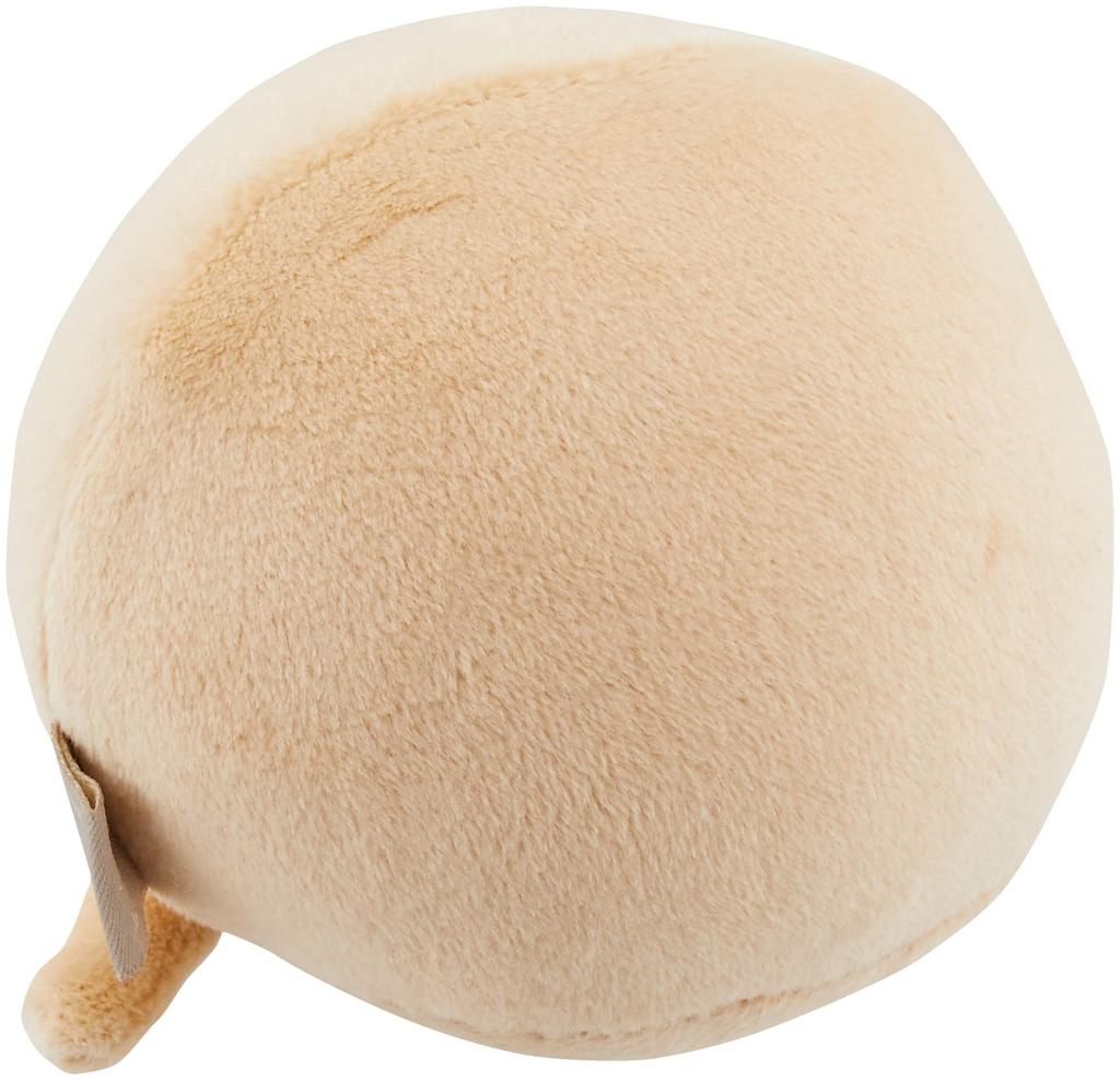 Daikai Fluffy Dog Palm-Sized Plush Toy, BE, W10 x D7.5 x H8 (cm), 73341