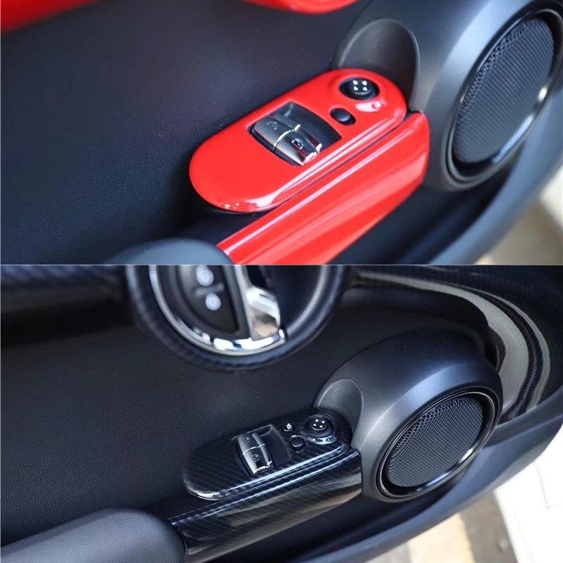 Car Window Lift Button Panel Decorative Sticker For BMW MINI ONE Cooper S F55 F56 F57 Interior Modification Accessories