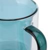 250ml DoubleLayer Mug HeatResistant Cylindrical Transparent Cup for Milk Coffee Home(Yellow )