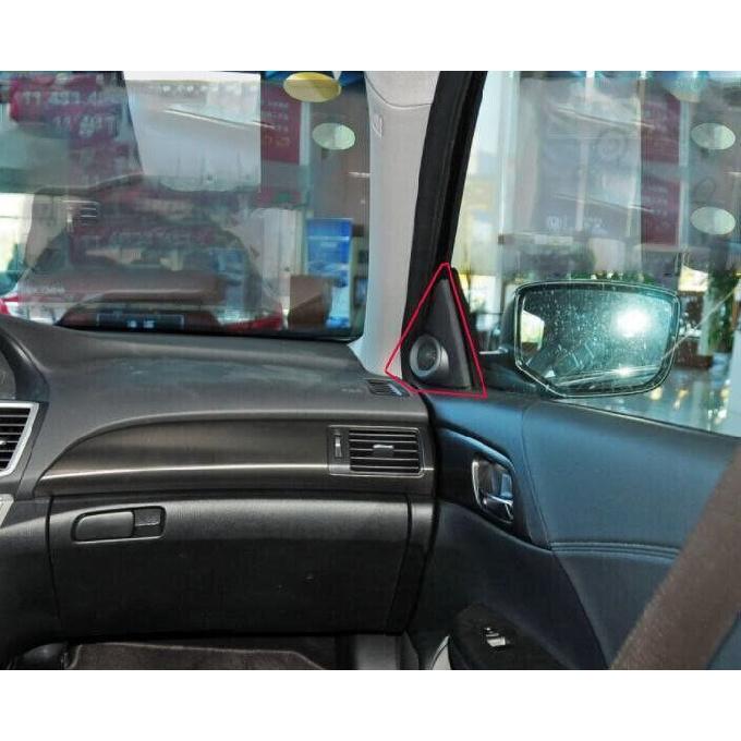 For Honda Accord 2014-2017 Pillar Tweeter Cover Trim Black ABS L+R Front Door