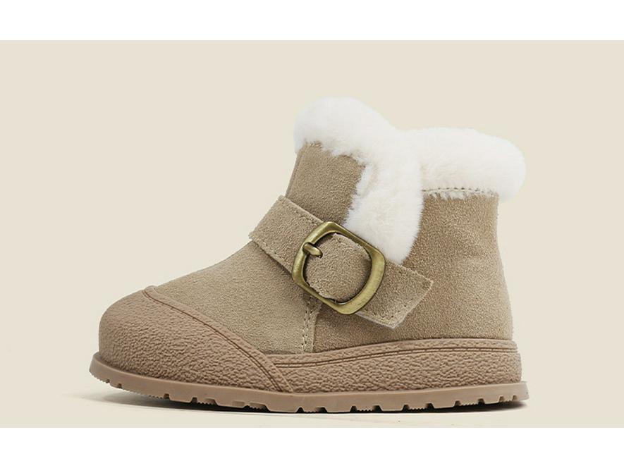 Bottes en Coton Bébé Hiver - Style Coréen Chaud pour Garçons et Filles