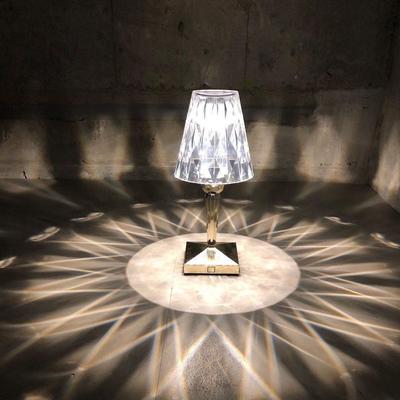 Lampe de table diamant lumière luxe créatif chambre chevet atmosphère veilleuse décoration cristal petite lampe de table