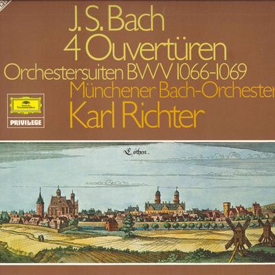 LP Record JOHANN SEBASTIAN BACH  4 Ouverturen Orchestersuiten  Bwv  2726081 DEUTSCHE GRAMM Japan Classical Used