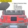 Heckklappen-Abluftgitter-Panelabdeckung Wasserdichte Gummi-Stöpsel für Jeep Wrangler JK 2007-2017 Hintertür-Platte Autoteile Zubehör