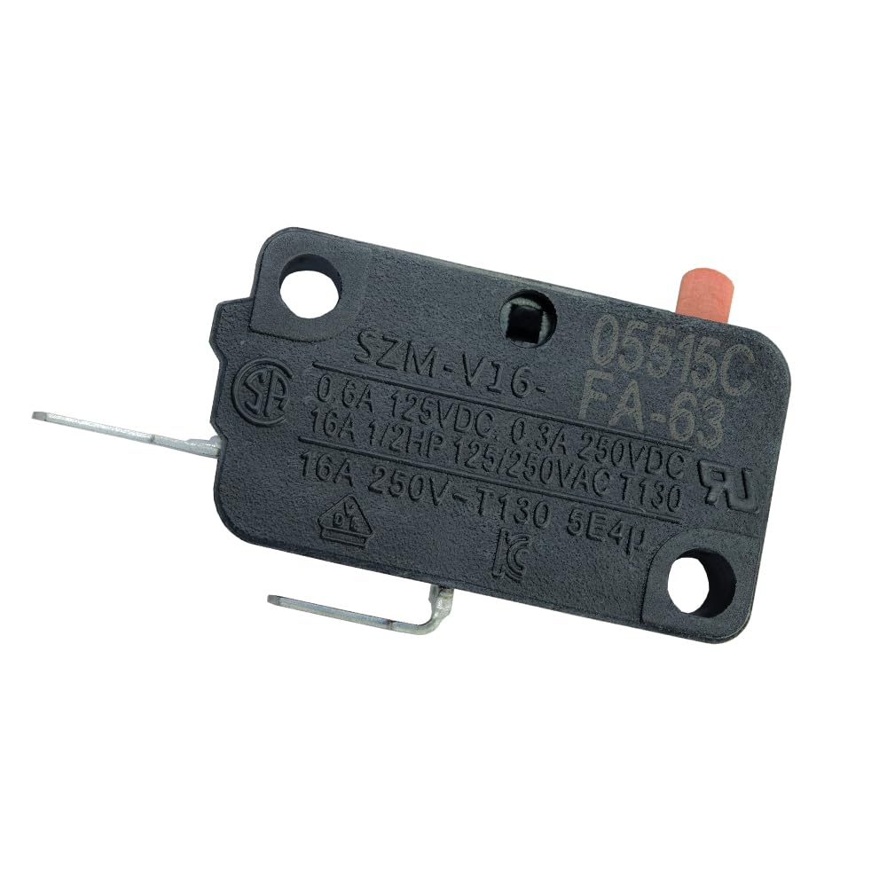 5Pcs SZM-V16-FA-63 Microwave Door Switch Fit for Samsung LG GE Starion SZM-V16-FD-63 SZM-V16-FA63 D3V-16G-25 D3V-16 28QBP0497 GSM-V1603A2 GSM-V0303A2