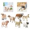 Simulation Farm Animal Models Cognitive Toys Fairy Garden Rustic Decor Mini Animal Model Educational Toy Animal Statues for Kids