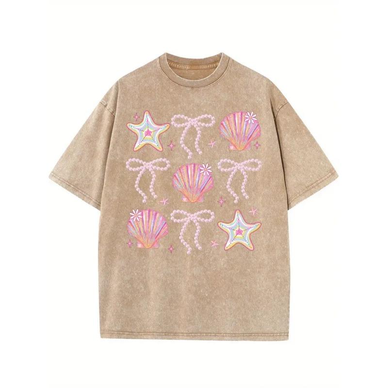 European Sizes Men's T-Shirt - Oversized Retro Streetwear Tee Suitable for Summer, Loose Fit Crew Neck Short Sleeve Casual Wear