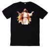 T-Shirt Gesù Motivo Acquerello CotoneSi apre in una nuova finestra o scheda