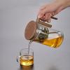 with Infuser Water Separation Glass Teapot Heat Resistant with Strainer Magnetic Glass Teapots Filter Brewing