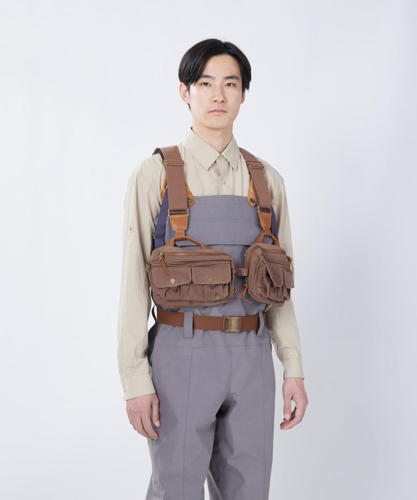 Snow Peak Fishing Pocket Vest Brown One SPTL-JK-26SU905 - Outerwear, Mid-layer Vest, Men's & Women's,