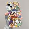 Wave Stand 2-in-1 Phone Case Magnetic Phone Case for Apple Phone Case Crayon Shin-chan Phone Case