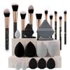 10-teiliges Make-up-Pinsel-Werkzeugset, Kosmetikpuder, Lidschatten, Foundation, Rouge, Blending, Beauty Maquiagem, Beauty Kit für Partys