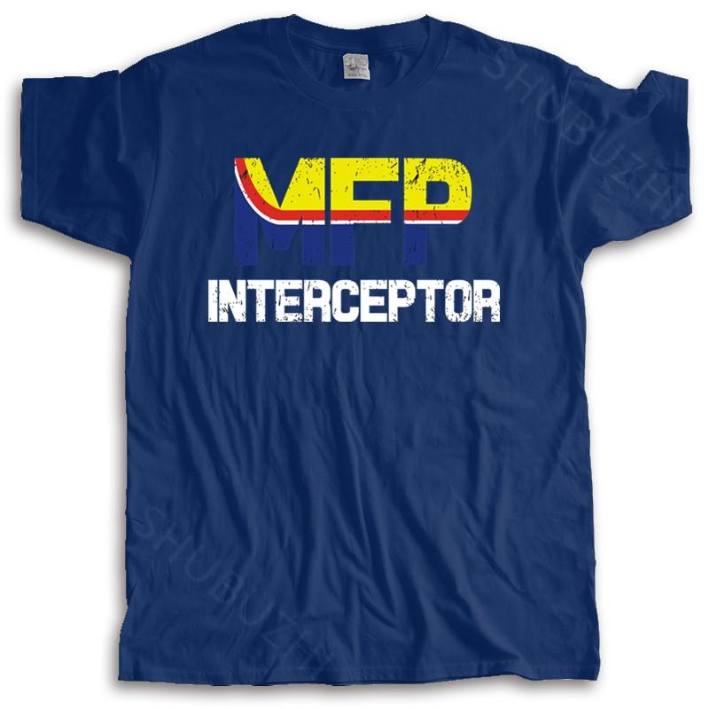 Bawełniana koszulka t-shirt lato t-shirt plus size męska letnia koszulka MFP Main Force Patrol Interceptor Mad Max T-shirt męski