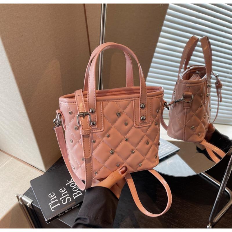 Niche Bag Women's New Summer Versatile Messenger Bag Diamond-encrusted Bucket Bag