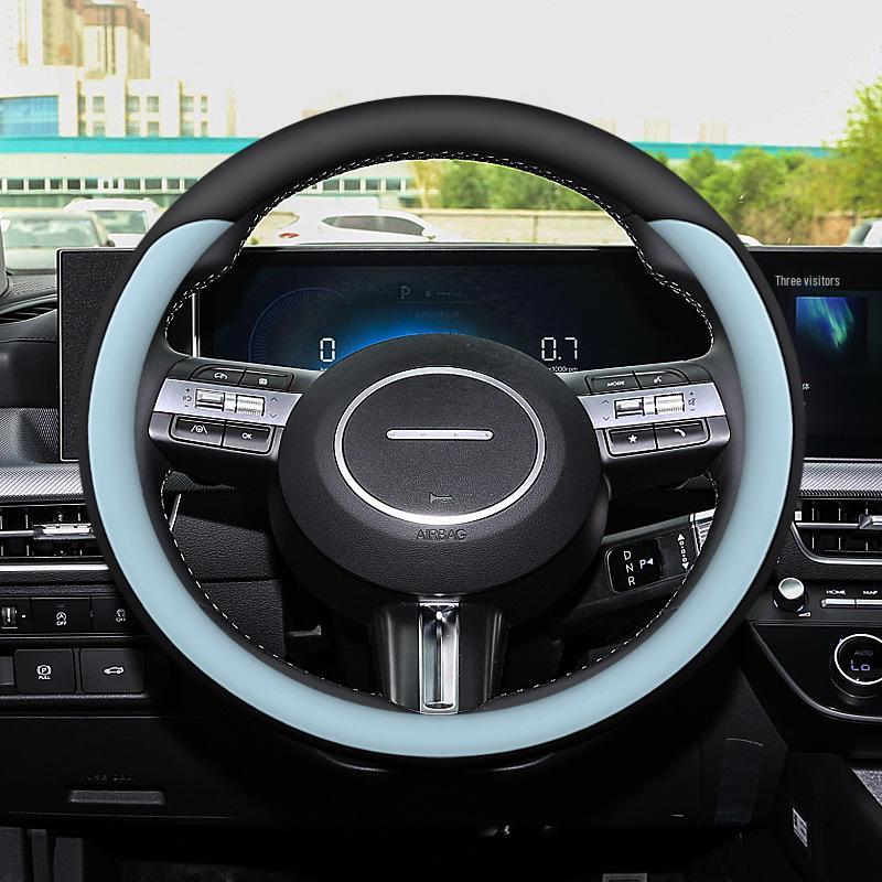 Ultra-Thin All-Season Steering Wheel Cover for 11th Gen Beijing Hyundai Sonata