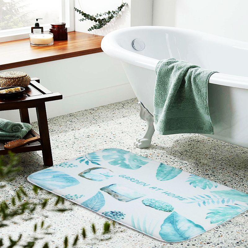 bathroom water-absorbing Flannel carpet, durable and easy to clean, toilet anti-slip mat, home decoration accessory