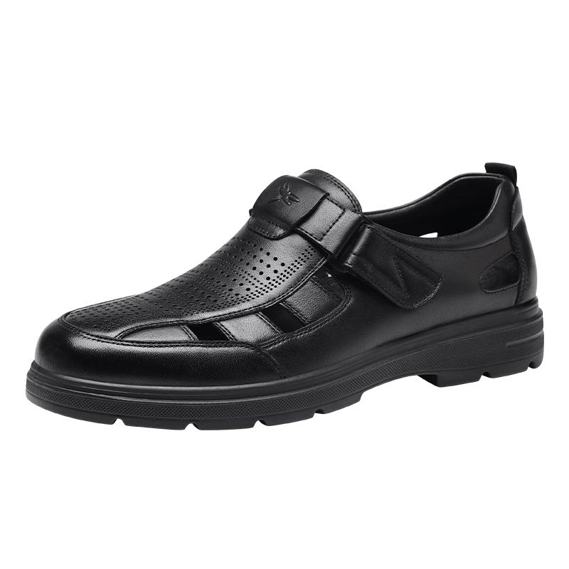 Red Dragonfly Men s Hollow Breathable Leather Business Casual Shoes WTT251461 39