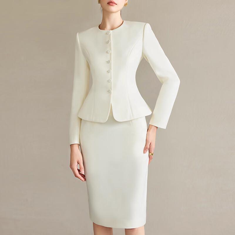Ensemble tailleur jupe professionnel pour femme