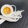 E27 Hanging Plant Light Holder with 2.1M/4M Cable EU Plug On Off Switch for Indoor Garden Desk Lamp