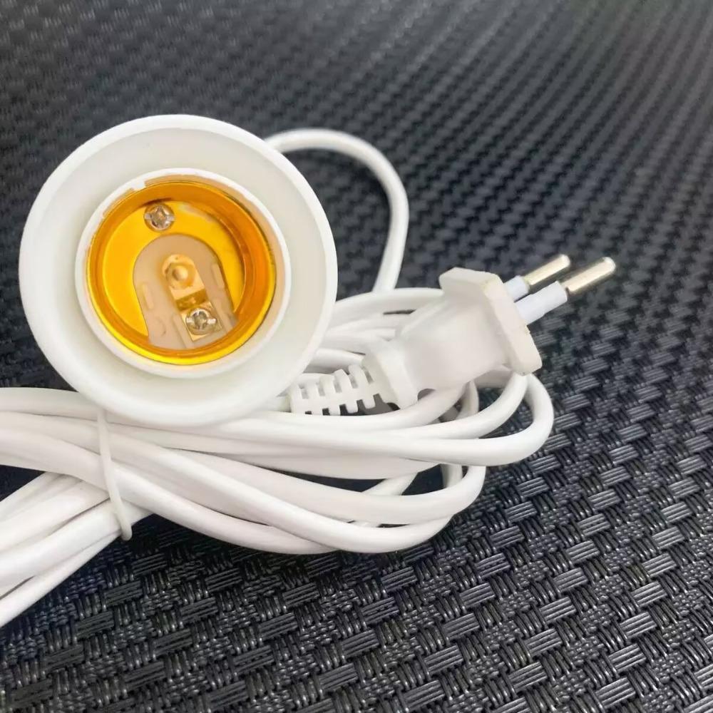 E27 Hanging Plant Light Holder with 2.1M/4M Cable EU Plug On Off Switch for Indoor Garden Desk Lamp