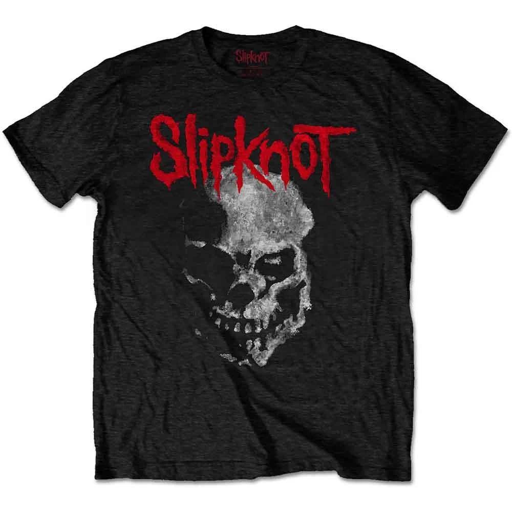 Slipknot T Shirt Gray Chapter Skull Band Logo new Official Mens Black XL