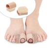 2pcs Silicone Finger Separator, Valgus Corrector, Thumb Straightener, Orthopedic Foot Care