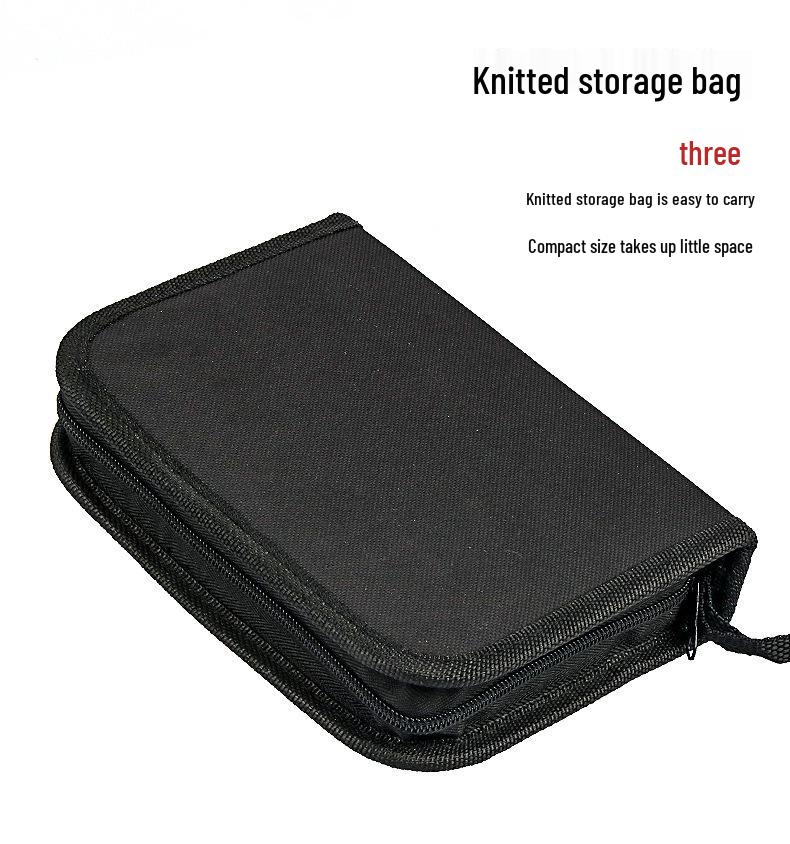 Cross-Border Cloth Bag Tire Repair Kit - 24/46/62 Pieces for Quick Emergency Tire Fixes, Travel Essential