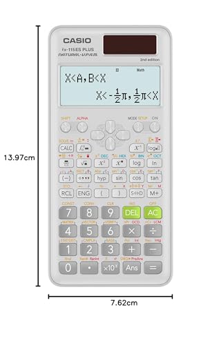 Casio fx-115ESPLS2 White Advanced Scientific Calculator with Natural Display