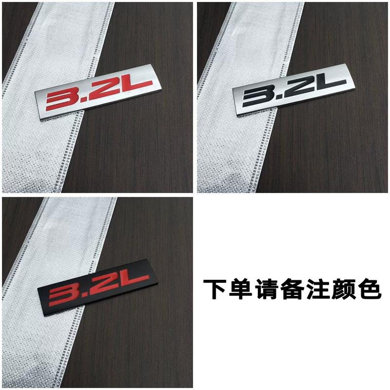 Car three-dimensional displacement car logo 1.8L2.0L2.4L3.6L5.7L6.4L4.0L displacement tail label metal car logo