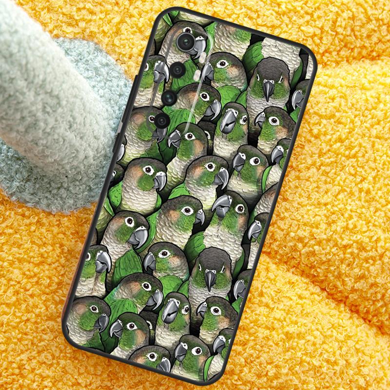 Parrot Bird Case For POCO X3 X4 X5 F5 Pro M5s C40 F4 GT F3 Cover For Xiaomi 12T 11T Pro 12 13 Lite 12X