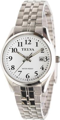 [Clefa] Analoge Damenuhr Wasserdicht Metallarmband Silber TE-AL245-WTS